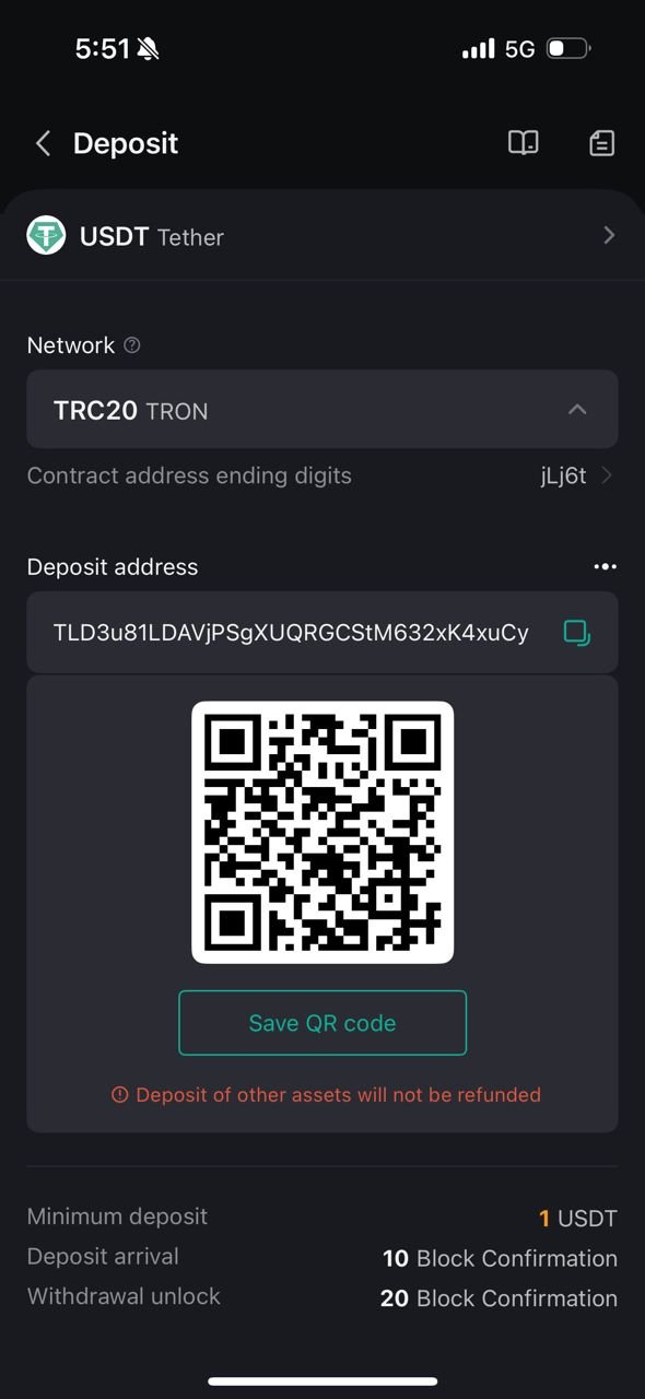 USDT QR Code